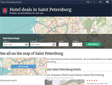 Tablet Screenshot of hotels-of-saint-petersburg.com